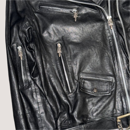 Chrome Hearts JJ Dean Biker Leather Jacket