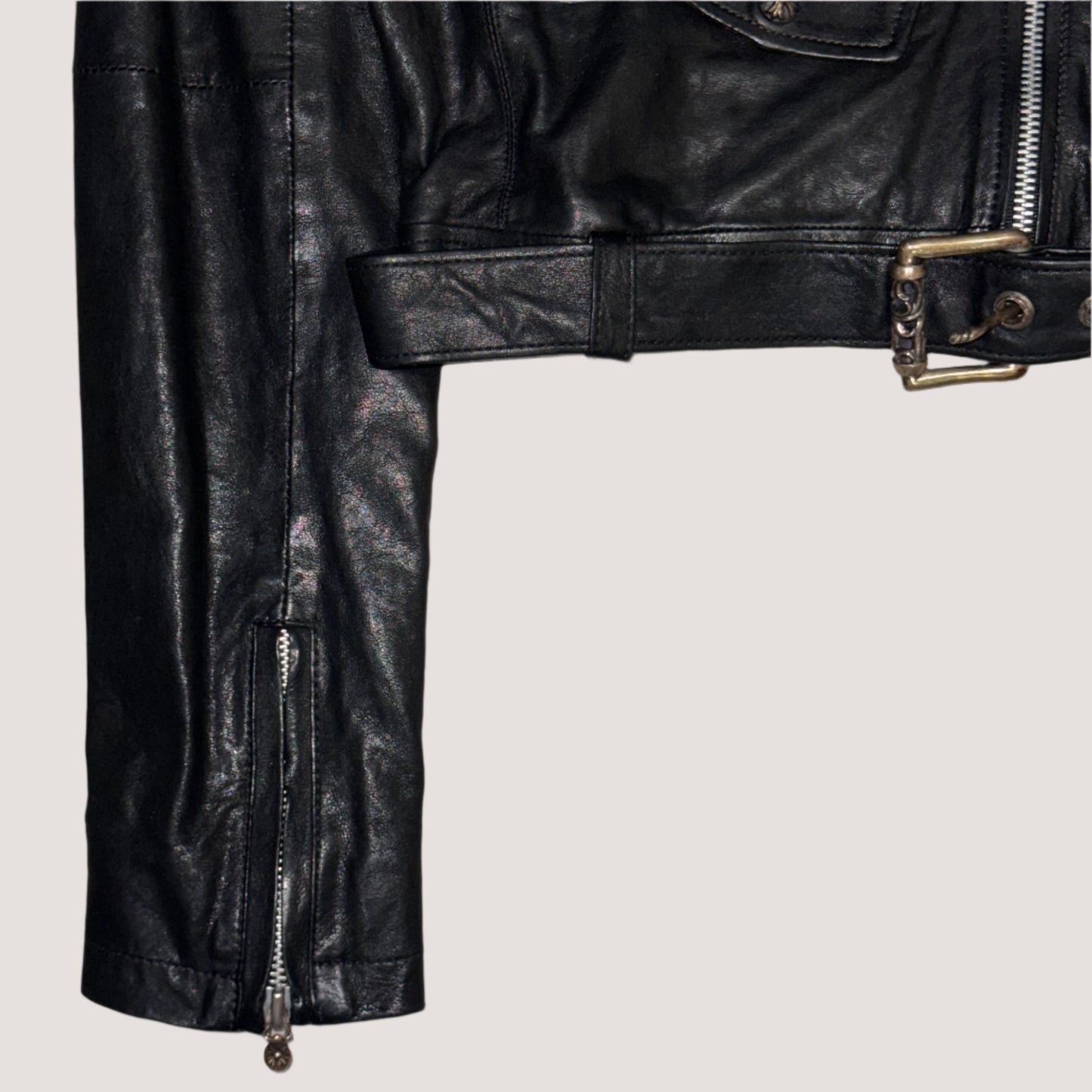 Chrome Hearts JJ Dean Biker Leather Jacket