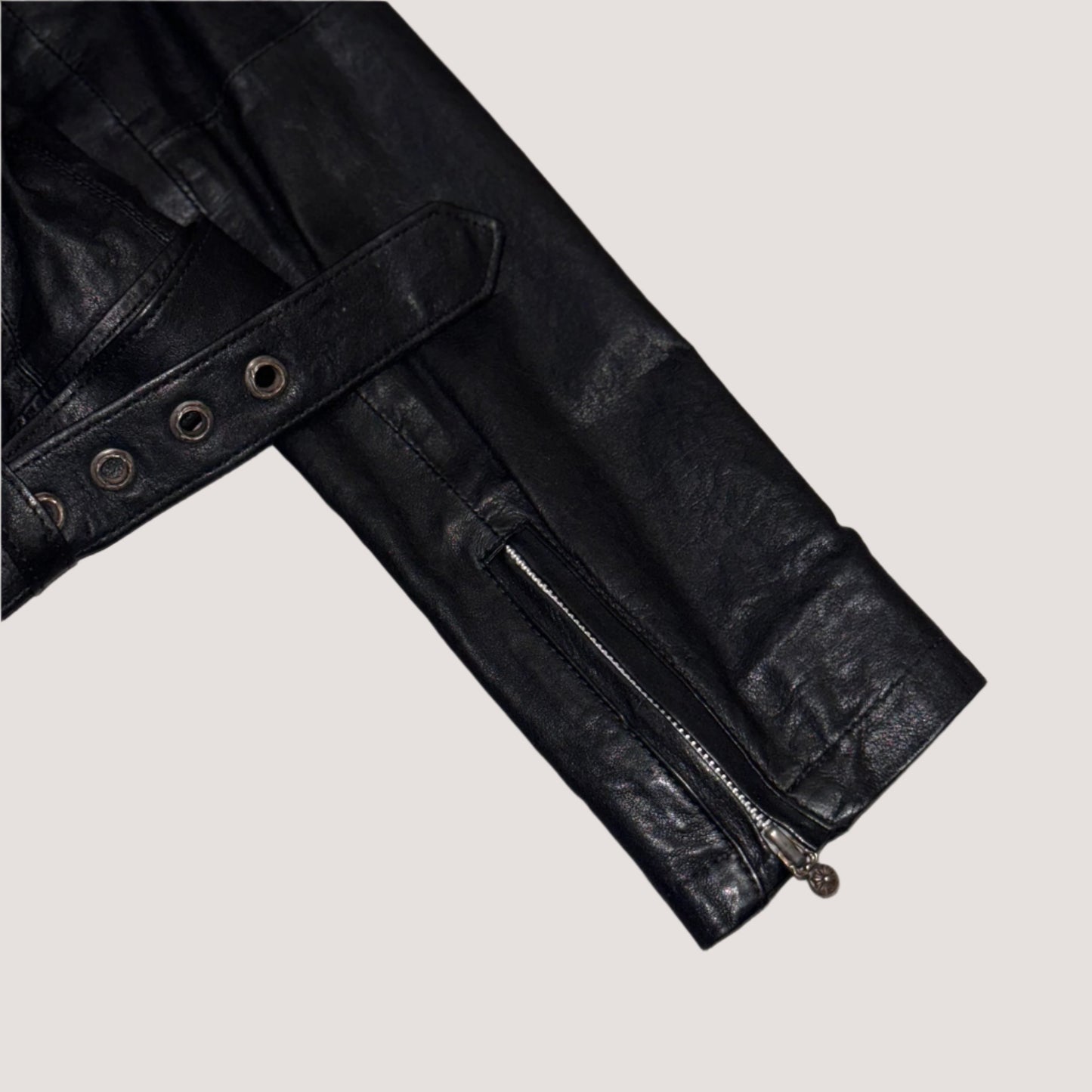 Chrome Hearts JJ Dean Biker Leather Jacket