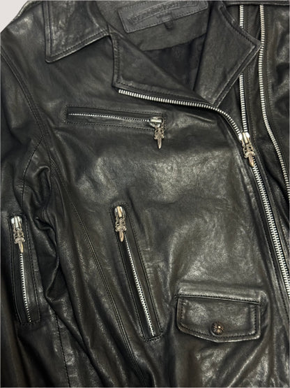 Chrome Hearts JJ Dean Biker Leather Jacket