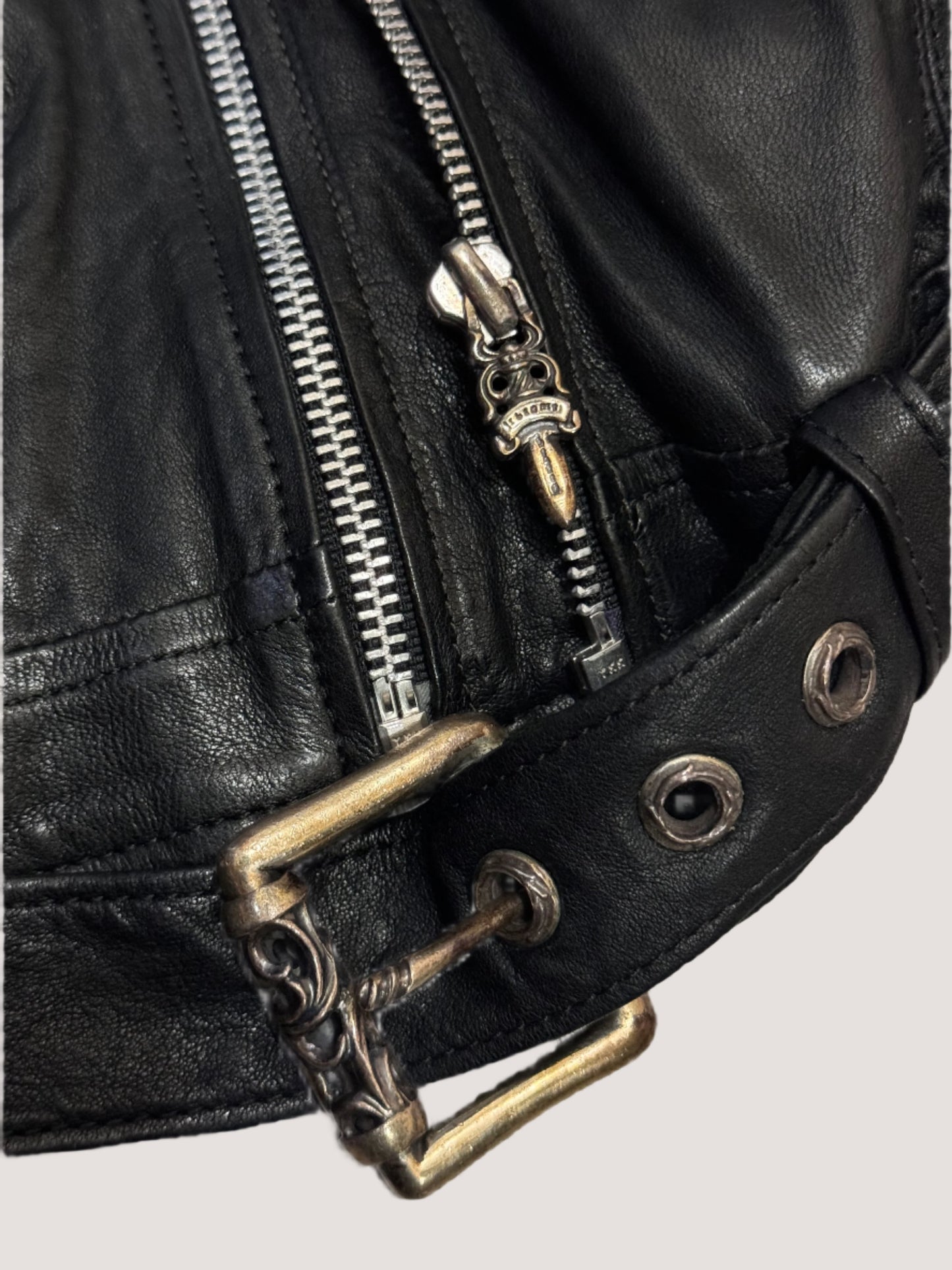 Chrome Hearts JJ Dean Biker Leather Jacket