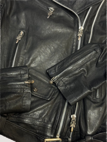 Chrome Hearts JJ Dean Biker Leather Jacket
