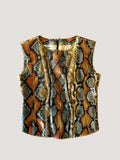 Vintage Chanel by Karl Largerfeld S/S 2000 Python Top