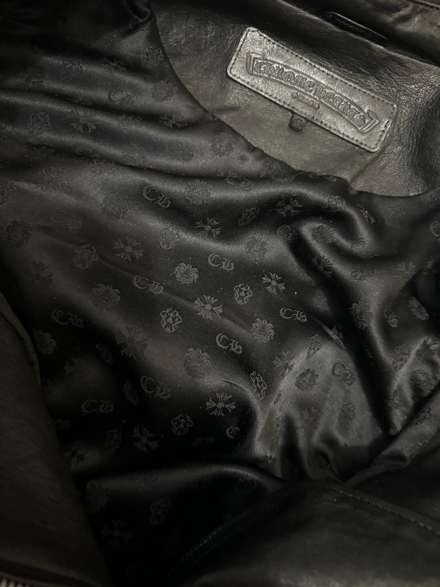 Chrome Hearts JJ Dean Biker Leather Jacket
