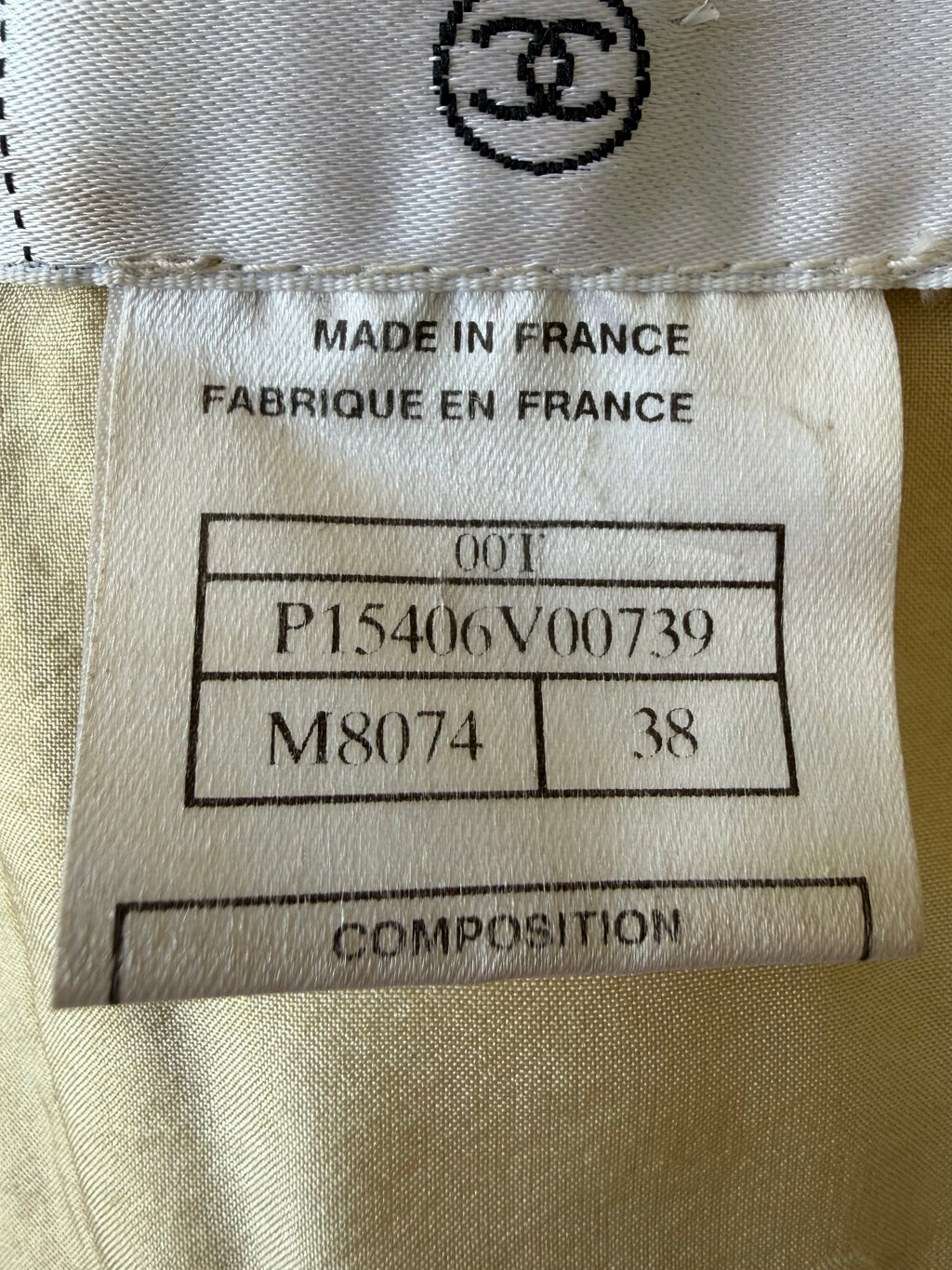 Vintage Chanel by Karl Largerfeld S/S 2000 Python Top