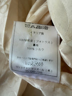 2007 Christian Dior John Galliano Lambskin Leather Fox Fur