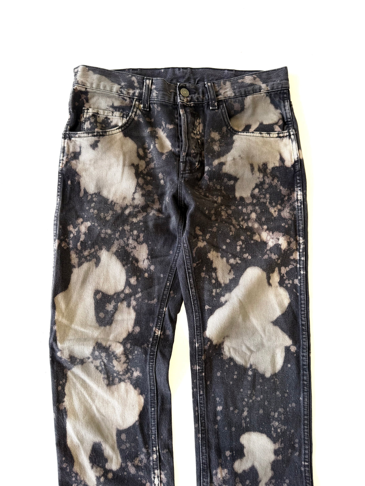 Gucci Bleached Black Denim Pants