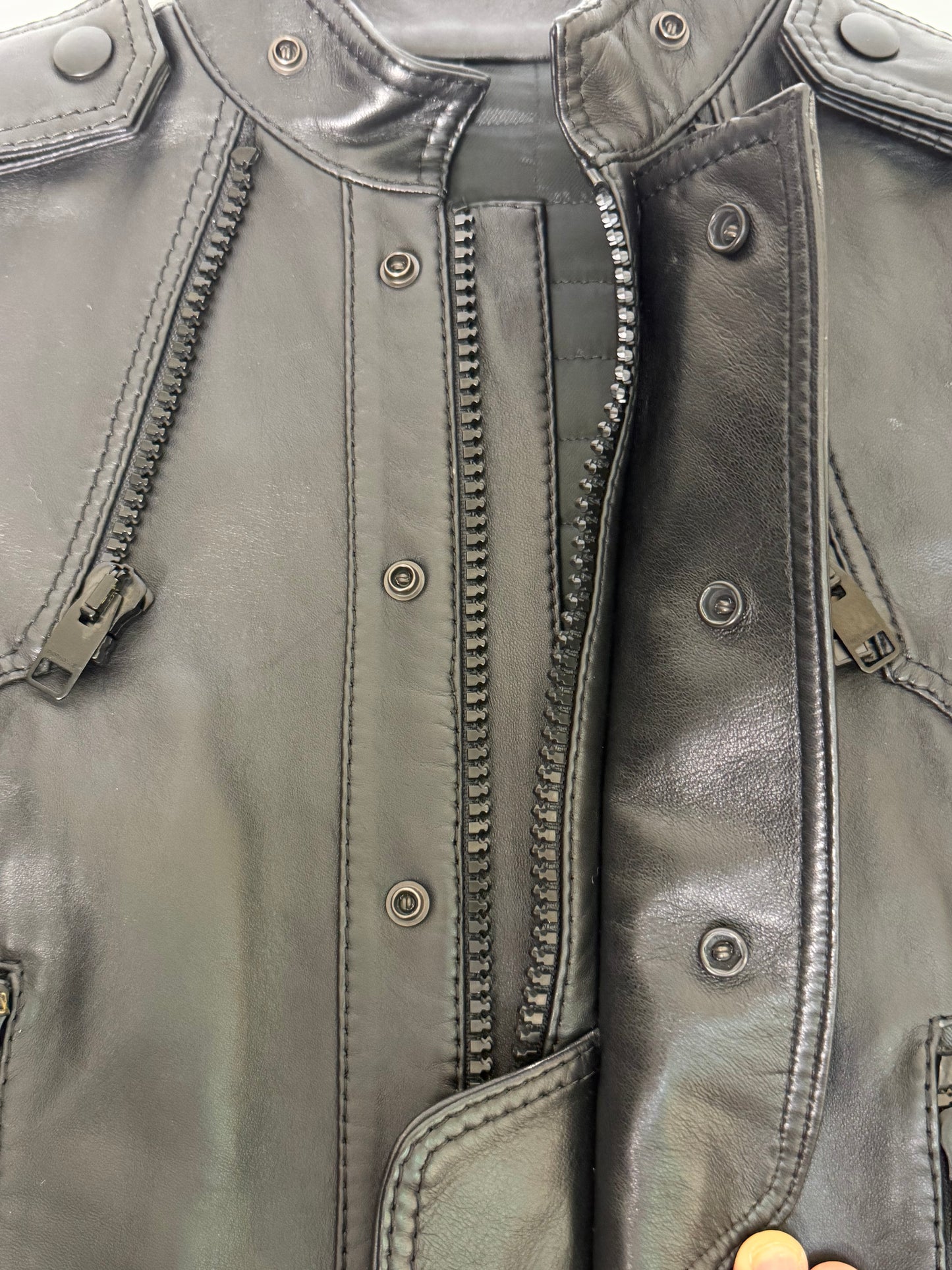 Dior Homme SS07 “Navigate” Biker Leather Jacket