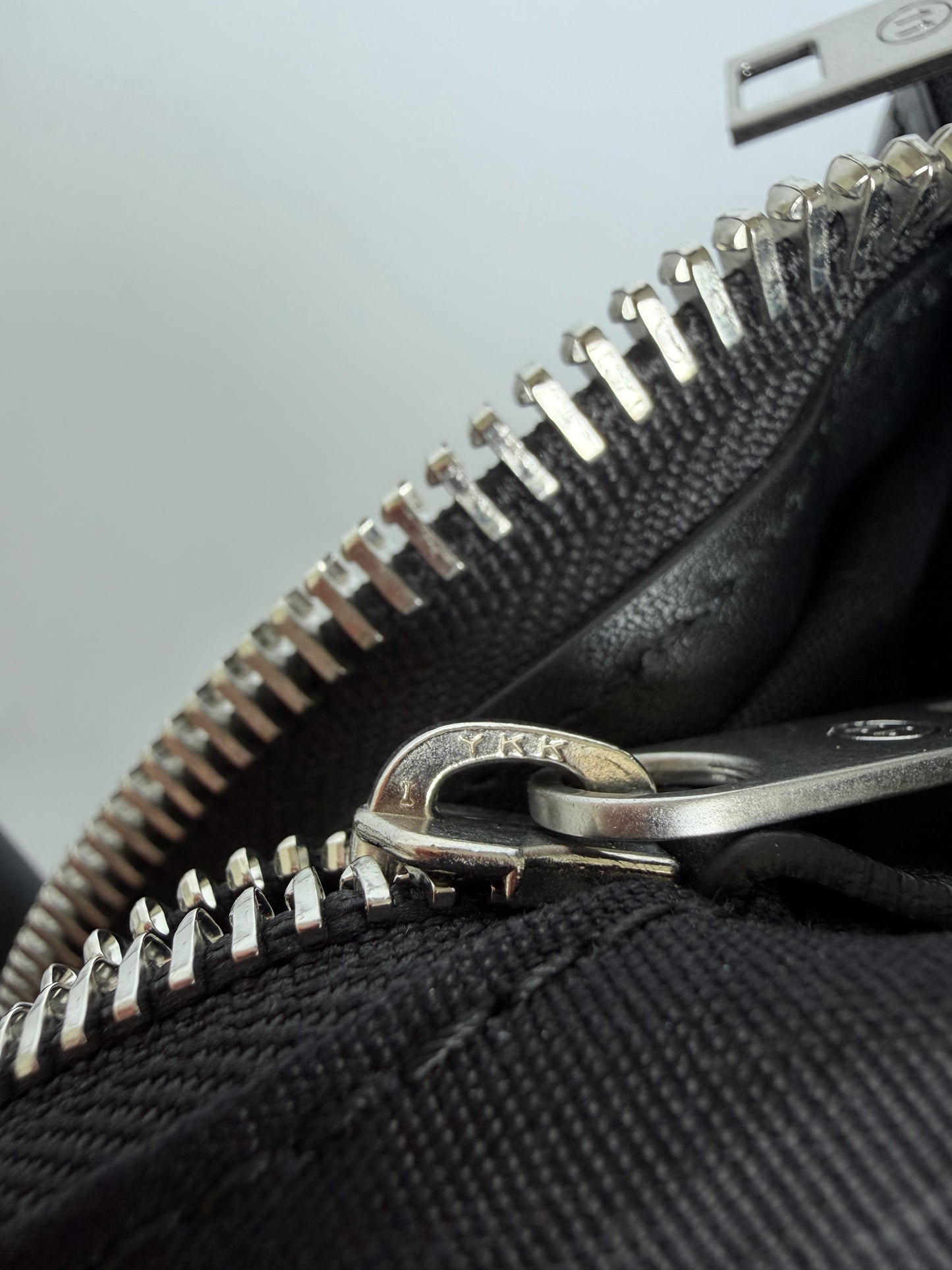 Maison Margiela Line 11 Black Leather Tote Bag