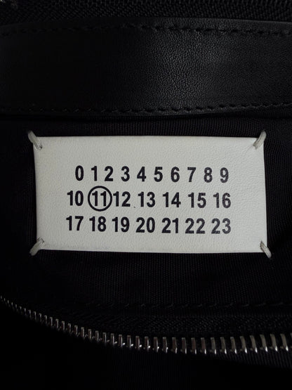 Maison Margiela Line 11 Black Leather Tote Bag