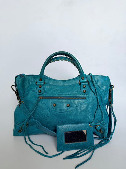 2000’s Balenciaga Tiffany Motorcycle City Bag
