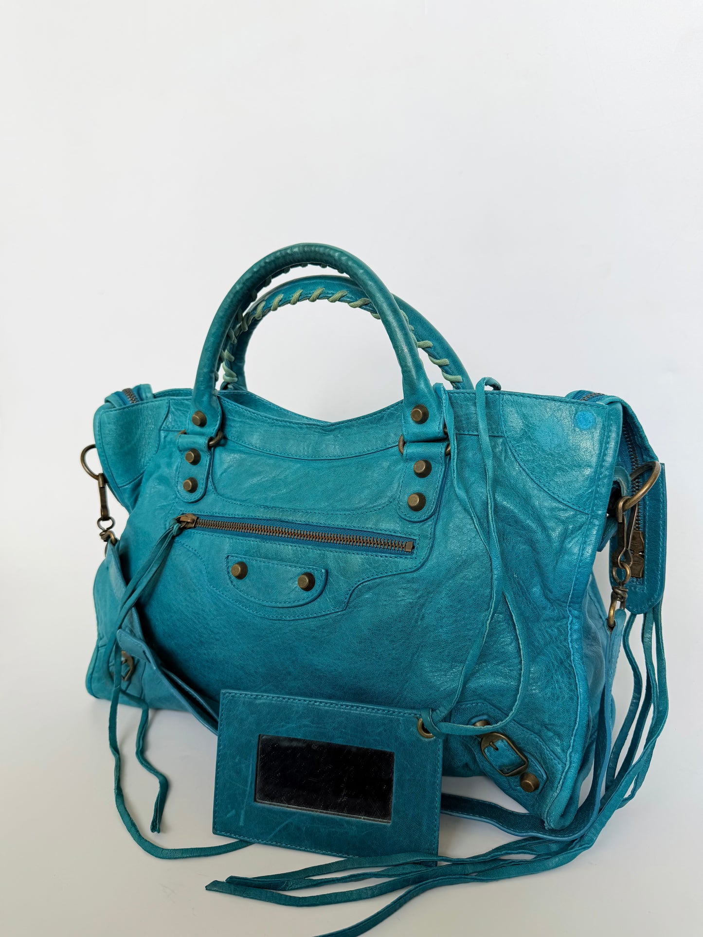 2000’s Balenciaga Tiffany Motorcycle City Bag