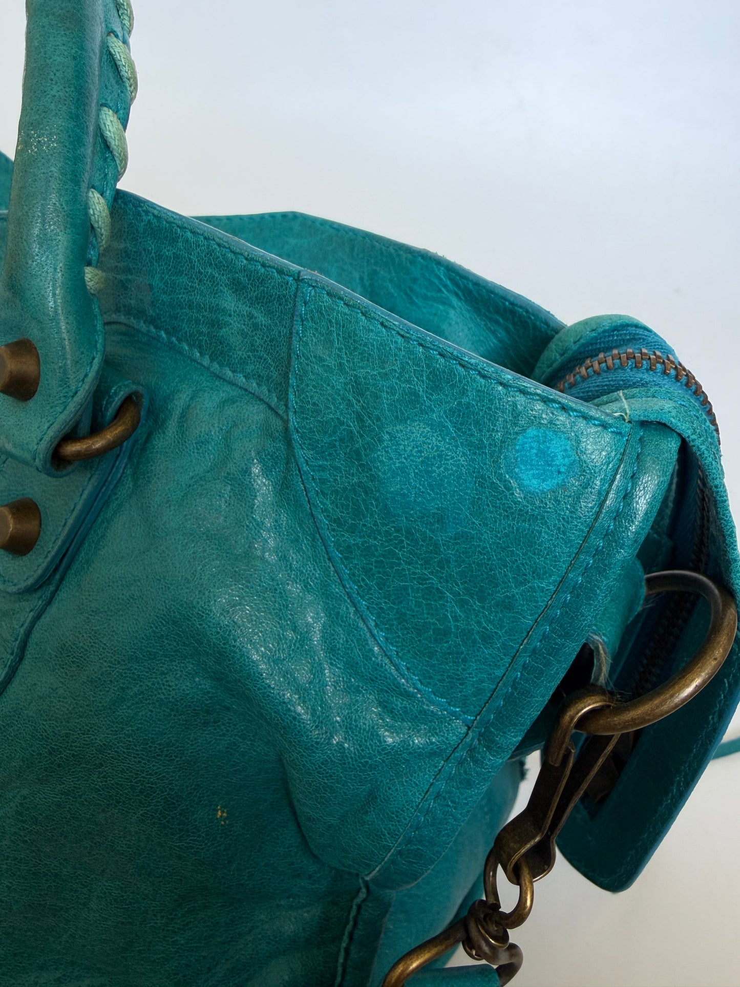 2000’s Balenciaga Tiffany Motorcycle City Bag