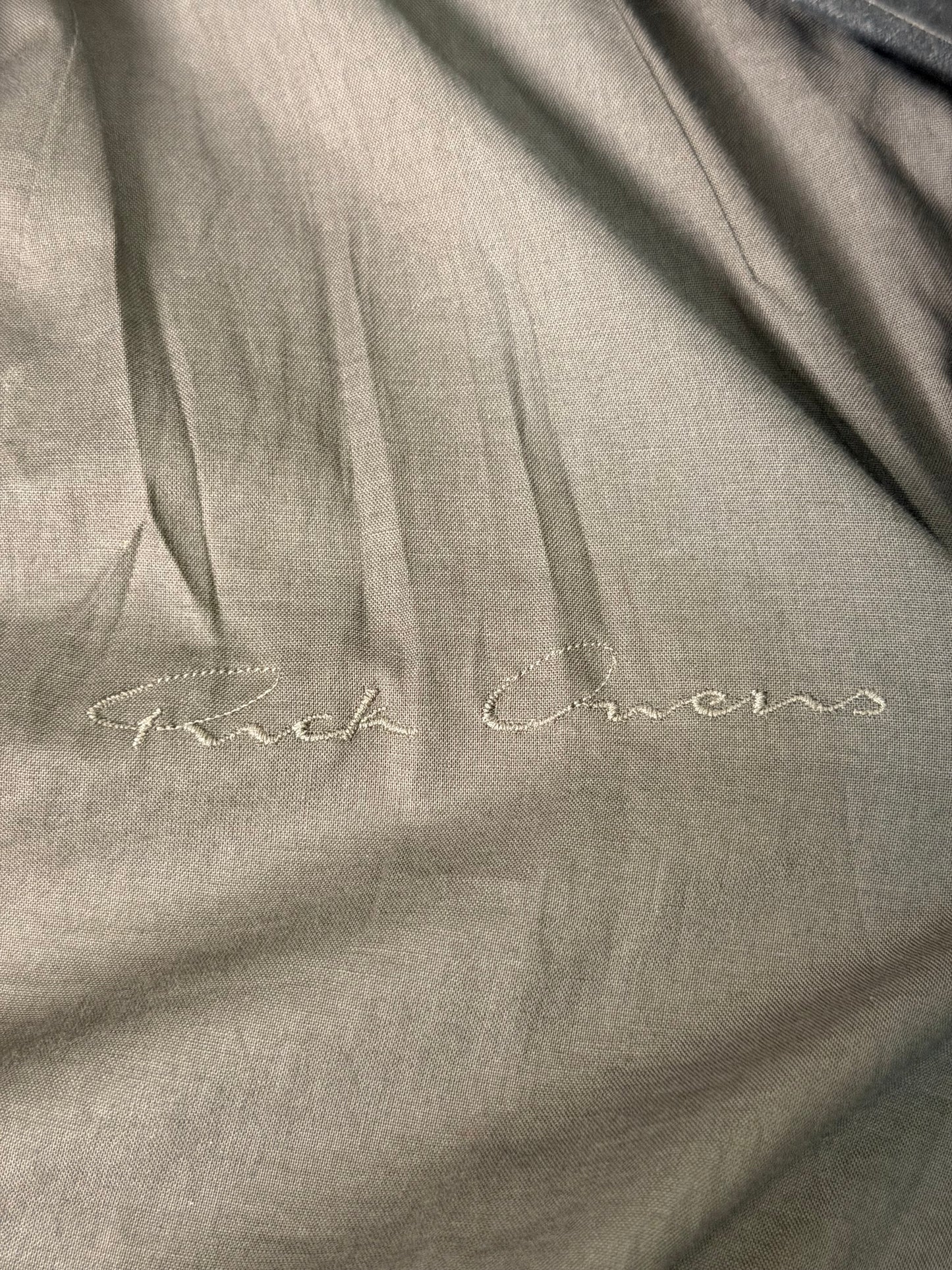 SS23 Rick Owens Python Leather Bomber Jacket in Lemon Yellow