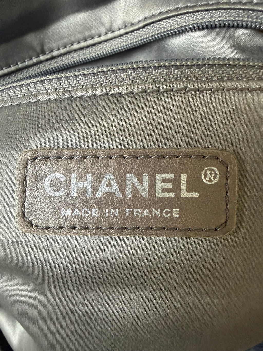 Chanel Navy Blue Lady Braid Bowler Bag