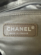 Chanel Navy Blue Lady Braid Bowler Bag