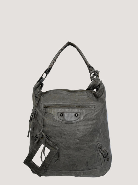 Balenciaga Gray Day Hobo Bag