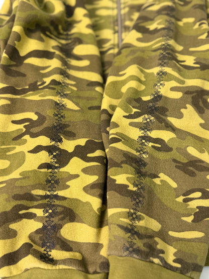 Chrome Hearts Camo Thermal Lined Zip Up Hoodie