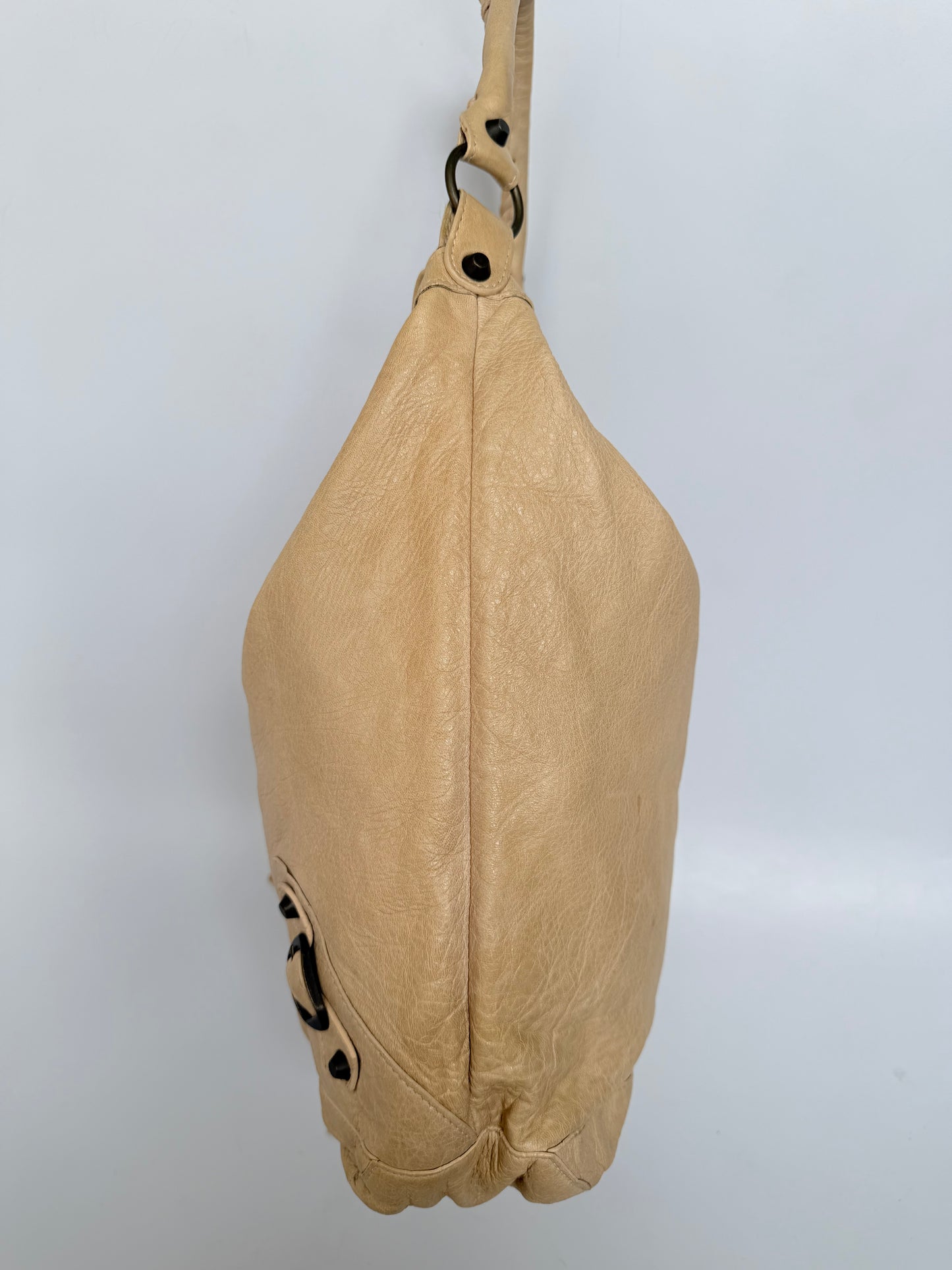 Balenciaga Beige Classic Day Hobo Bag