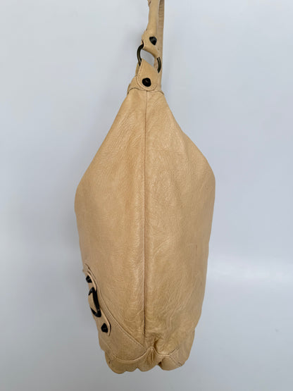 Balenciaga Beige Classic Day Hobo Bag