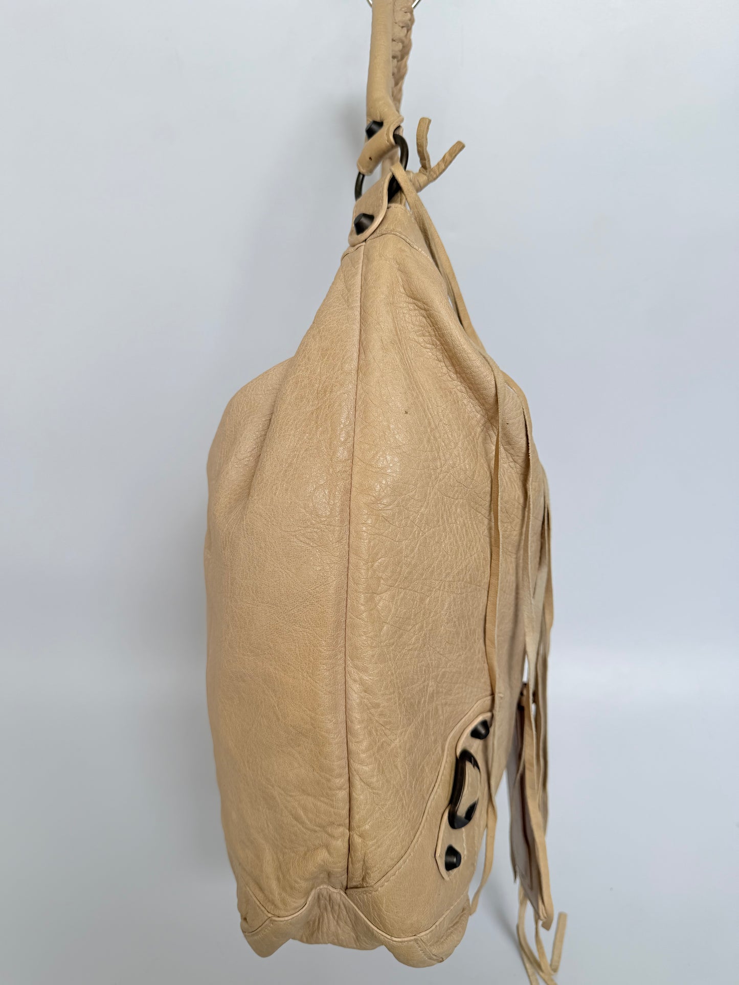 Balenciaga Beige Classic Day Hobo Bag