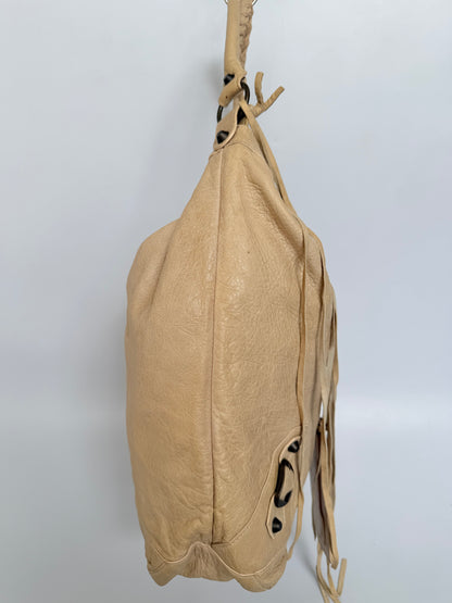 Balenciaga Beige Classic Day Hobo Bag