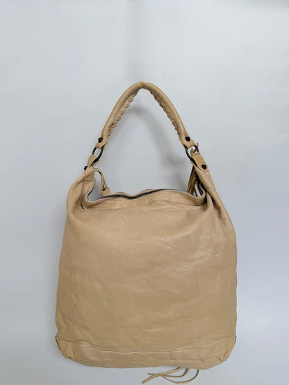 Balenciaga Beige Classic Day Hobo Bag