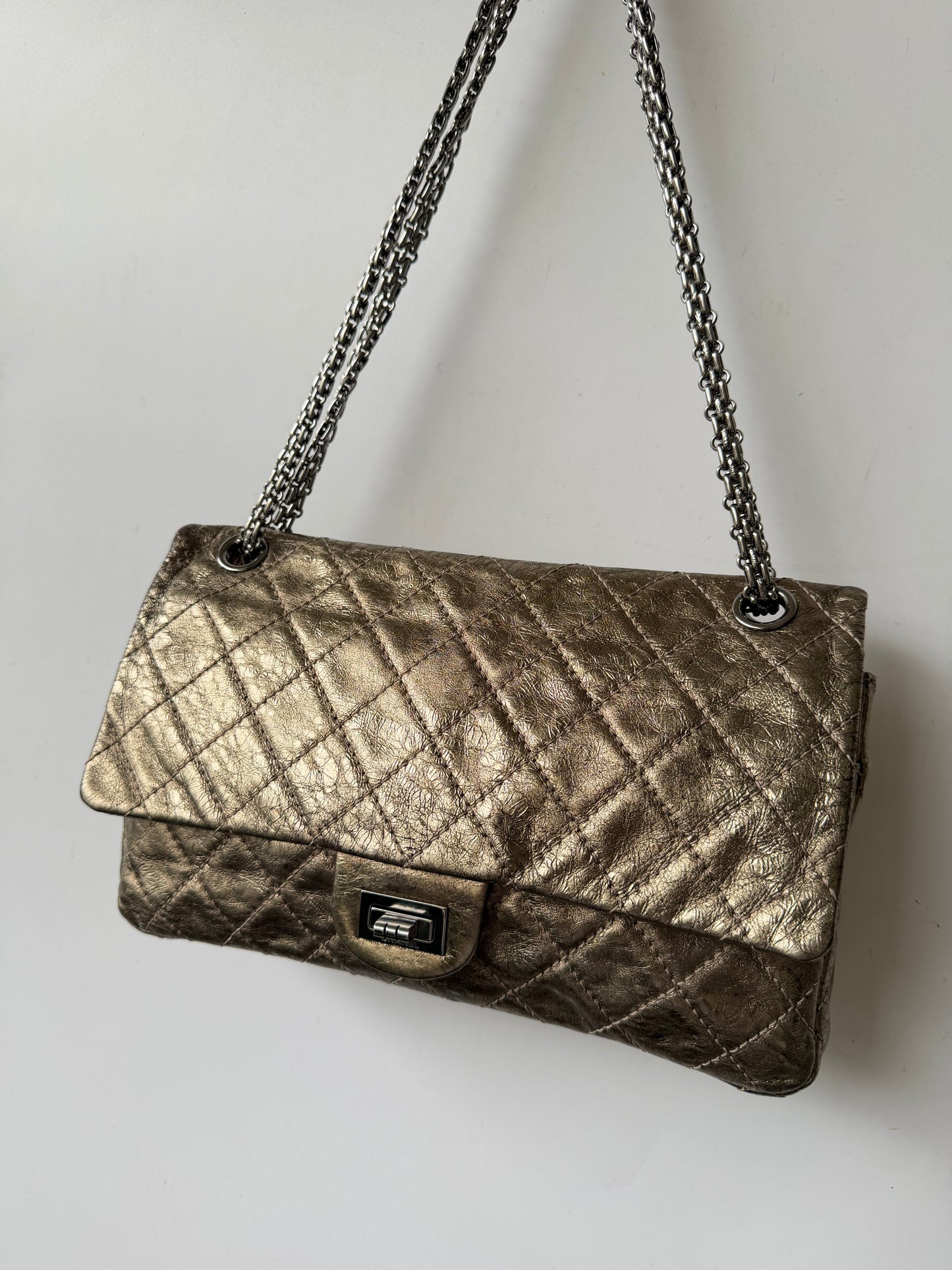 Chanel 2.55 Reissue Quilted Metallic Flap Bag