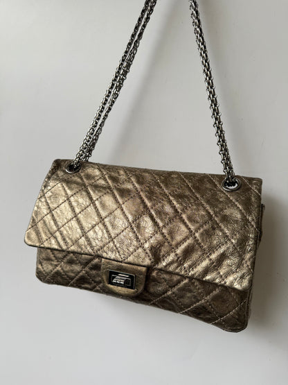 Chanel 2.55 Reissue Quilted Metallic Flap Bag