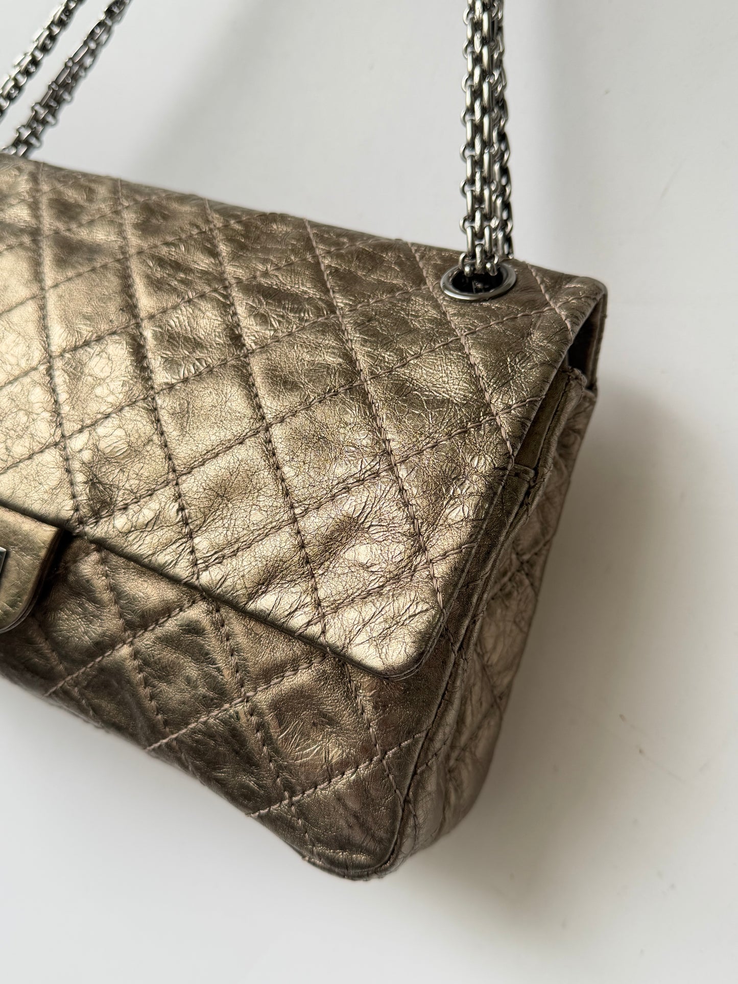 Chanel 2.55 Reissue Quilted Metallic Flap Bag