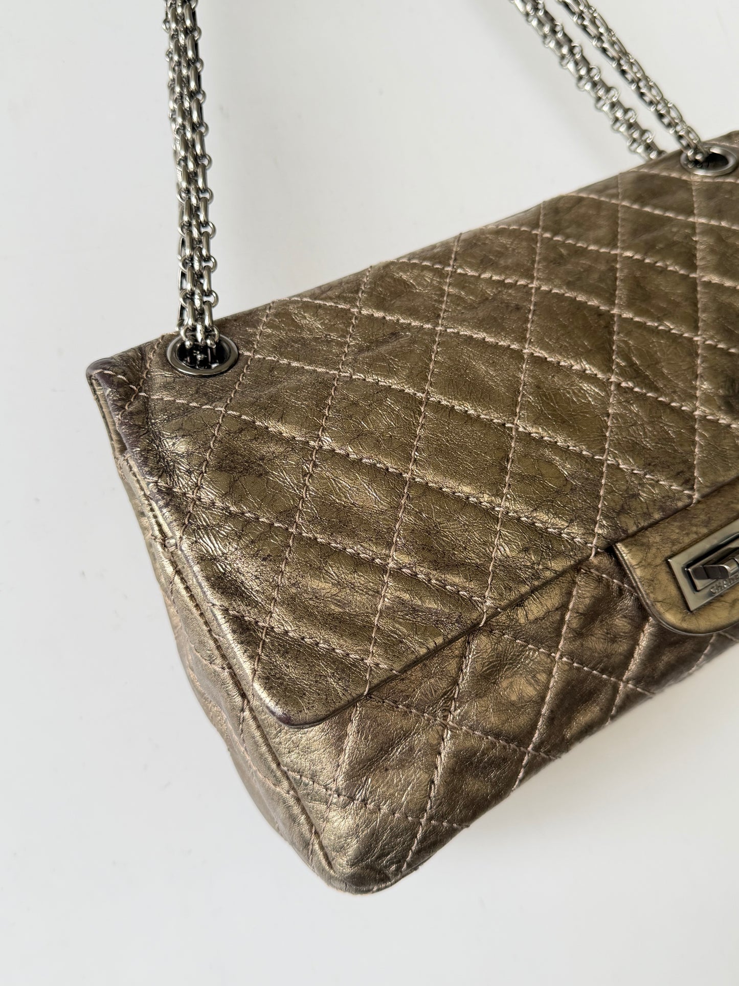 Chanel 2.55 Reissue Quilted Metallic Flap Bag