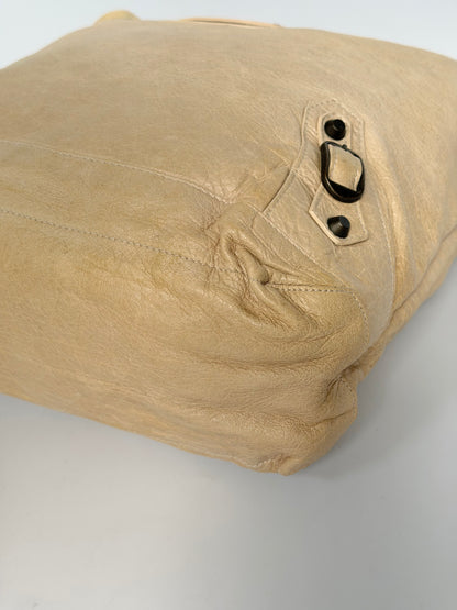 Balenciaga Beige Classic Day Hobo Bag