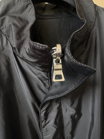 Prada Logo Reversible Blouson Leather Inside