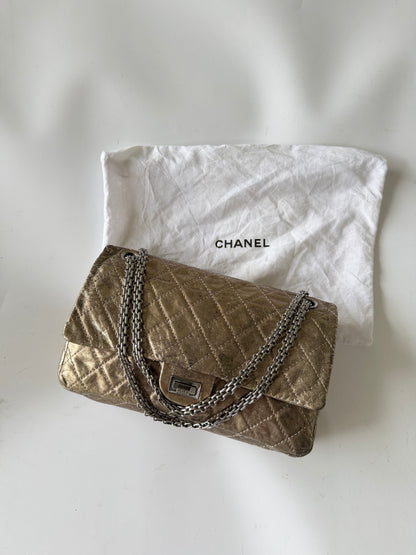 Chanel 2.55 Reissue Quilted Metallic Flap Bag