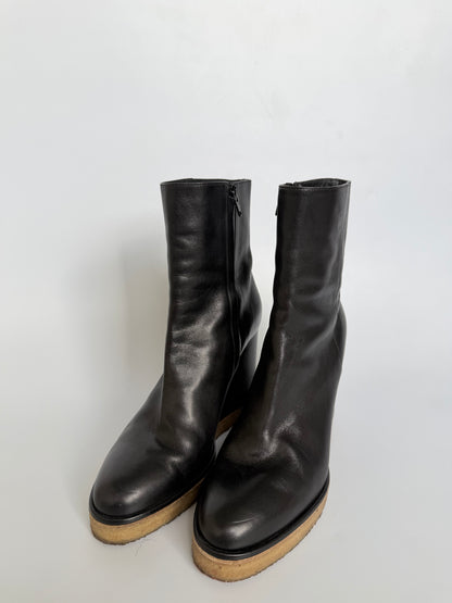 Celine Manon Wedge Ankle Boots