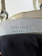2000's Balenciaga Light Blue Giant 21 Silver Motorcycle City Bag