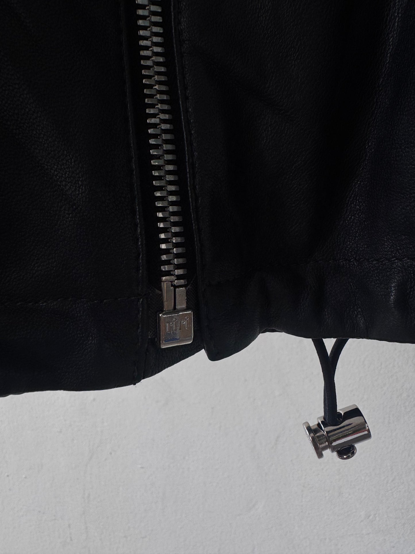 Prada Logo Reversible Blouson Leather Inside