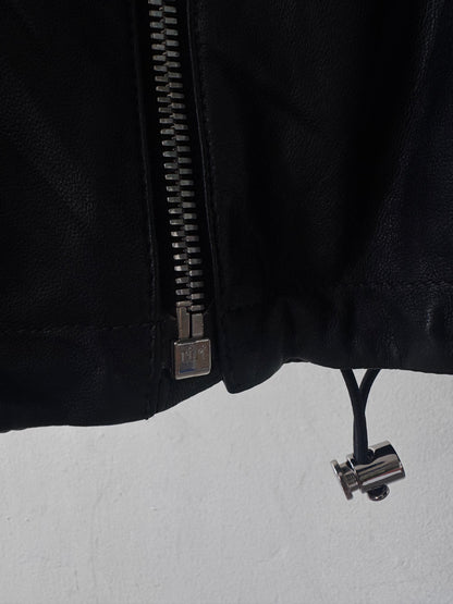 Prada Logo Reversible Blouson Leather Inside