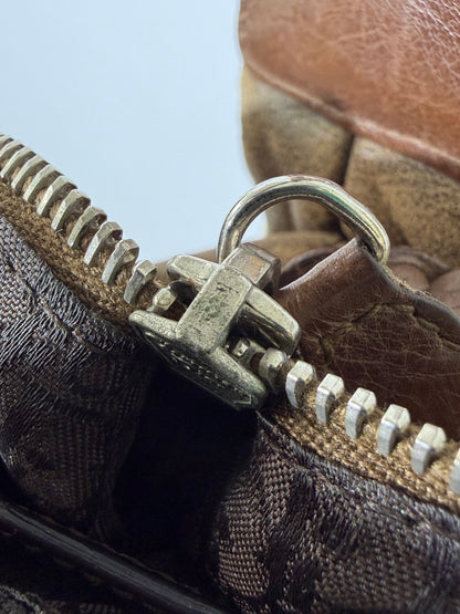 Christian Dior Shearling Flight Baguette Bag