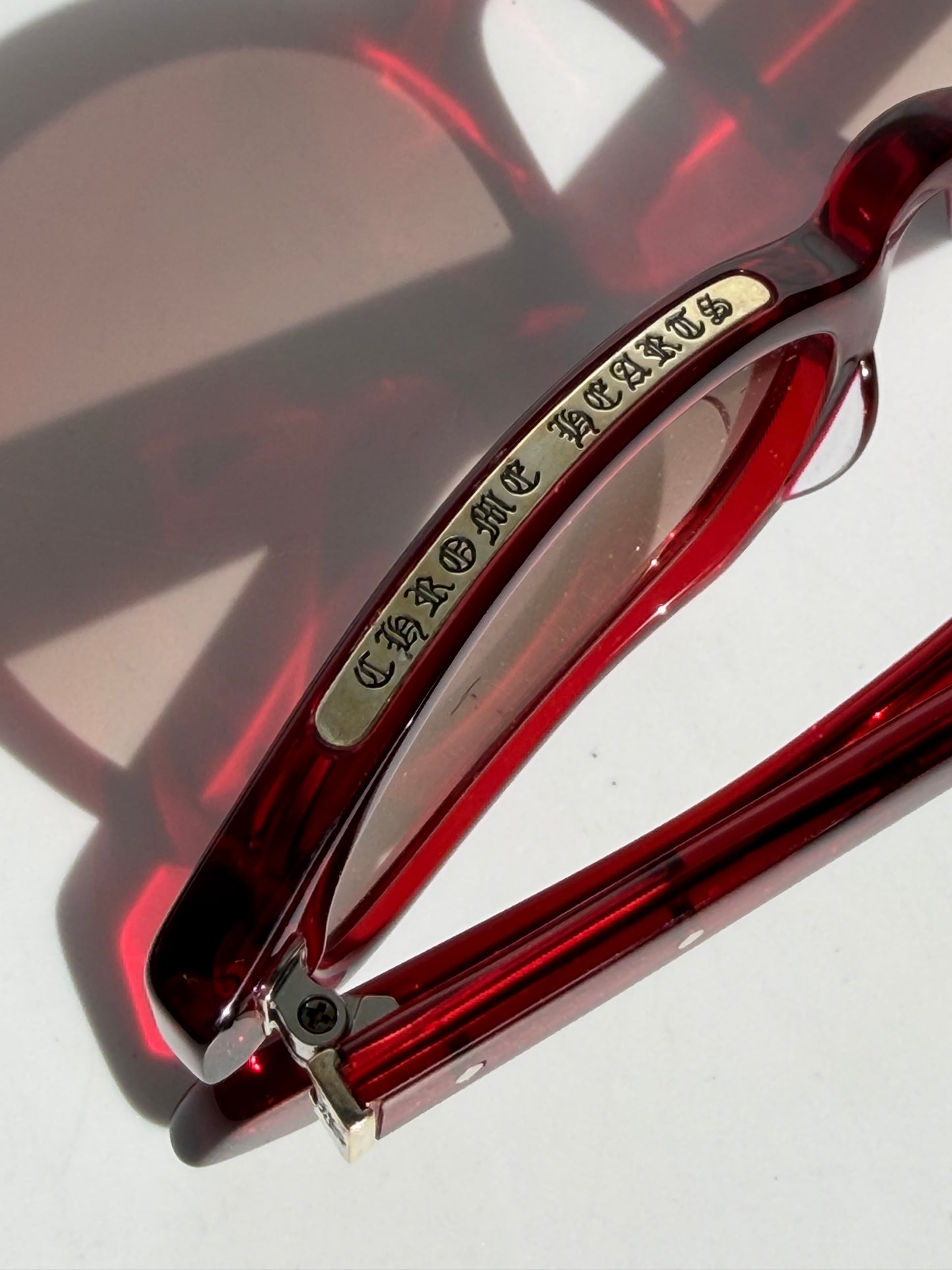 Chrome Hearts Red Lowrider Sunglasses
