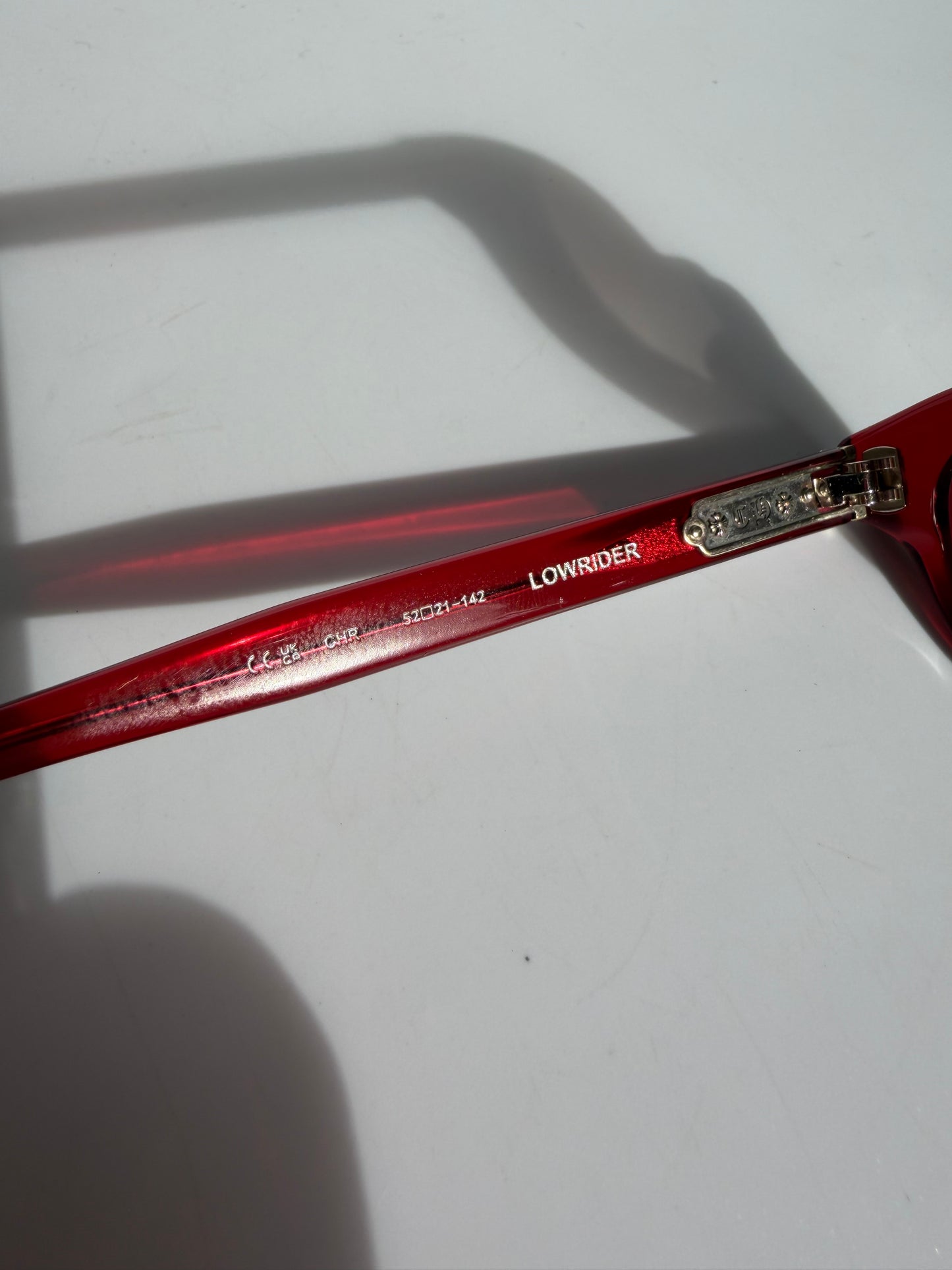Chrome Hearts Red Lowrider Sunglasses
