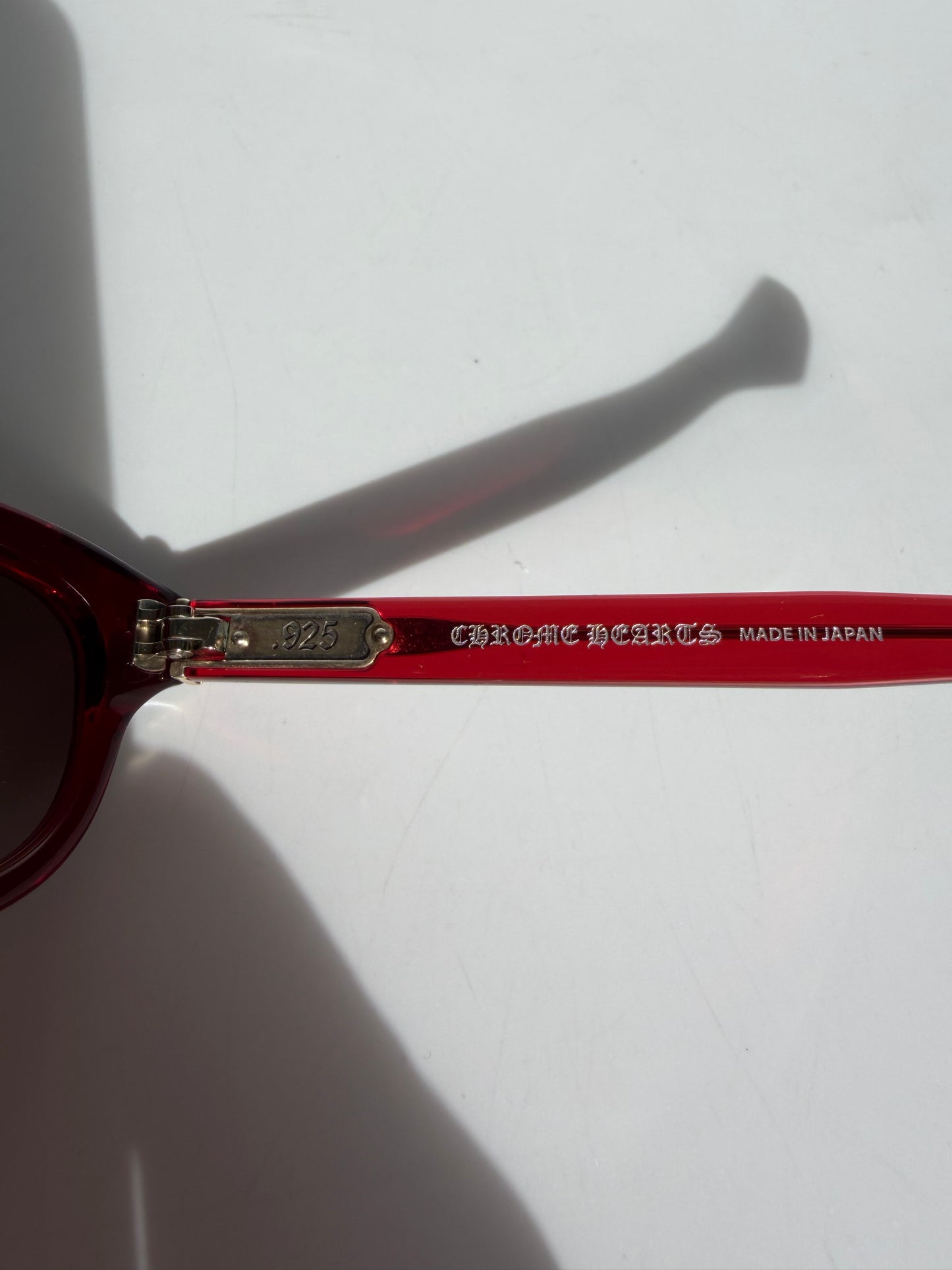 Chrome Hearts Red Lowrider Sunglasses