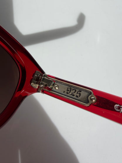 Chrome Hearts Red Lowrider Sunglasses