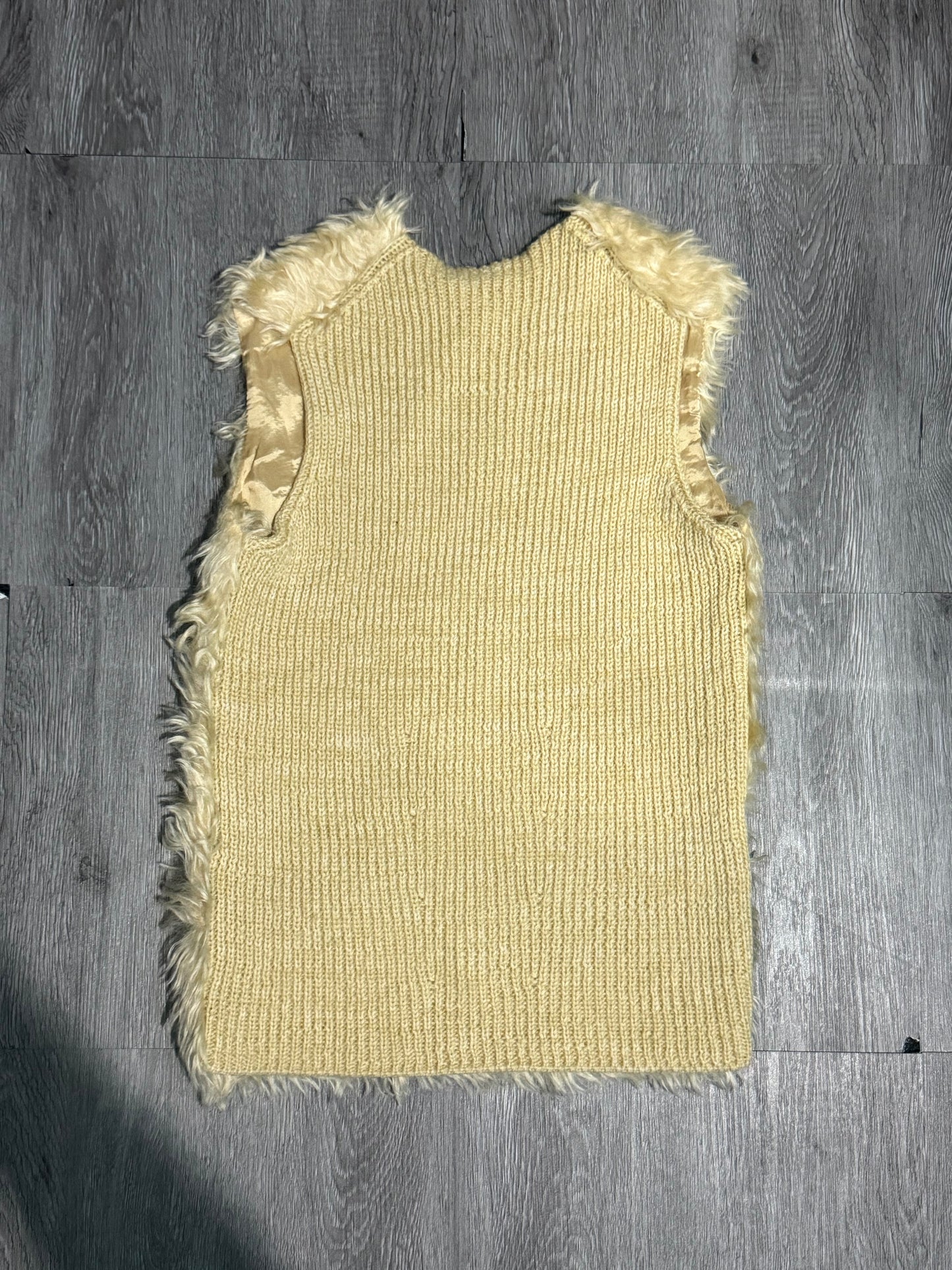Prada Runway SS07 Fur Blended Elastane Vest