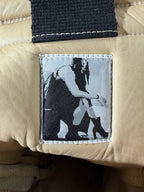 Rick Owens Geobasket Beige Suede Sneakers