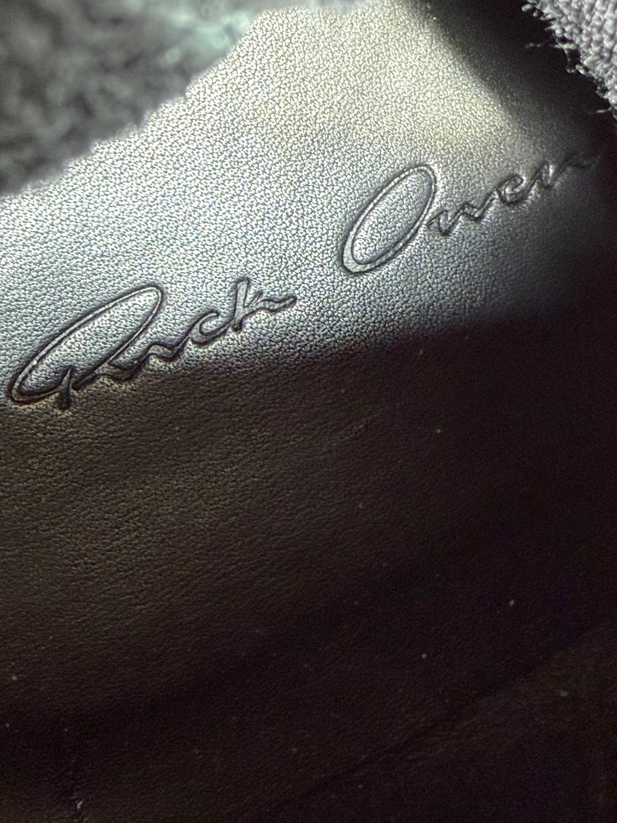 Rick Owens Black Stretched Fabric Sock Boots
