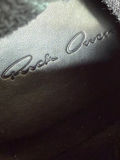 Rick Owens Black Stretched Fabric Sock Boots