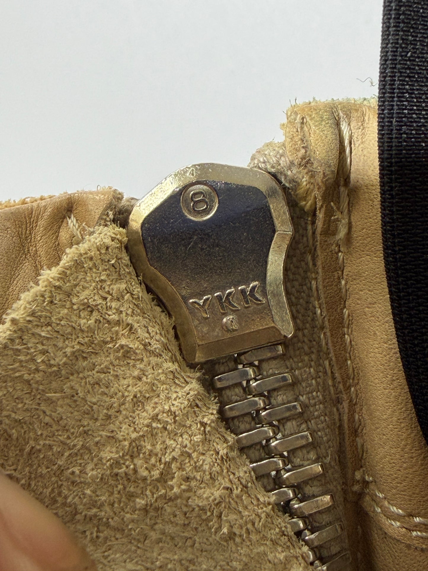 Rick Owens Geobasket Beige Suede Sneakers