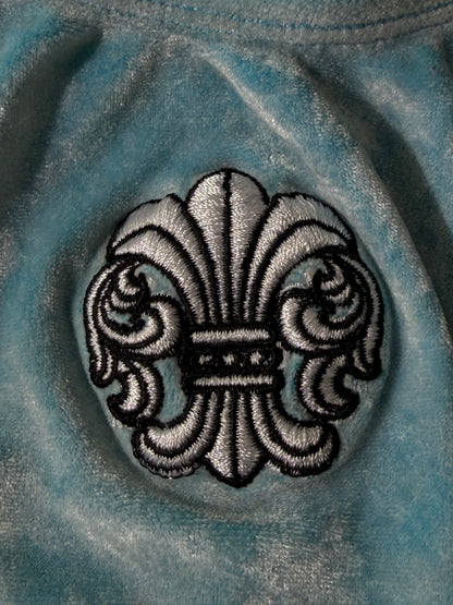 Chrome Hearts Blue Velvet Fluer Thong