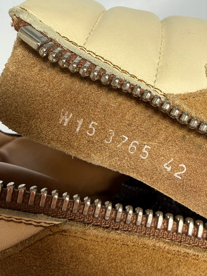 Rick Owens Brown Suede Geobasket Sneakers
